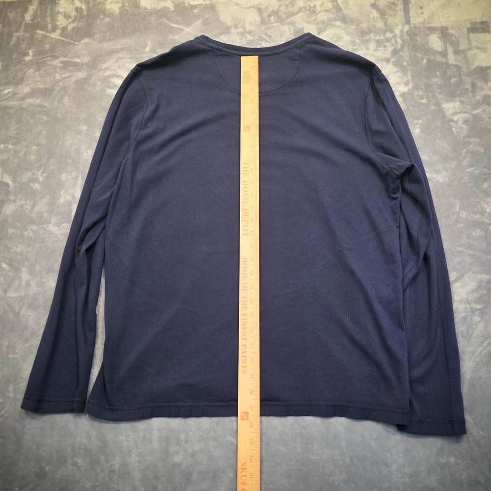 Tommy Bahama Men's Long Sleeve T-Shirt Size L Navy Dry Fit Workout - Picture 5 of 9